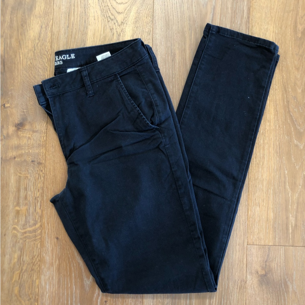 14 x-Long American eagle skinny super stretch pants
